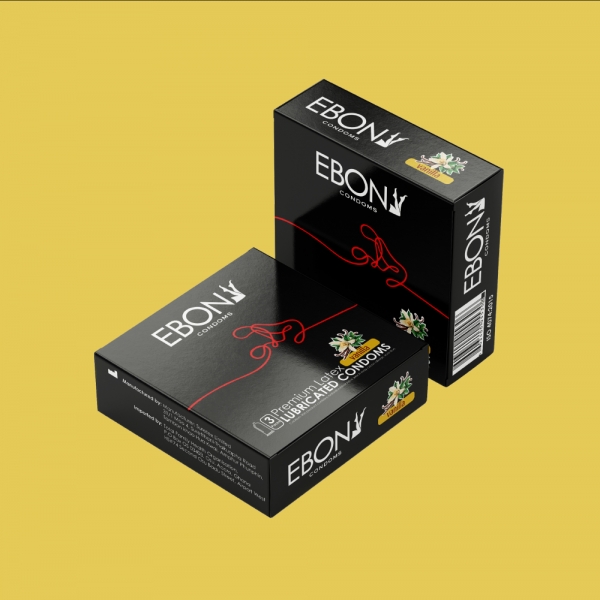 Ebony Condoms - Vanilla