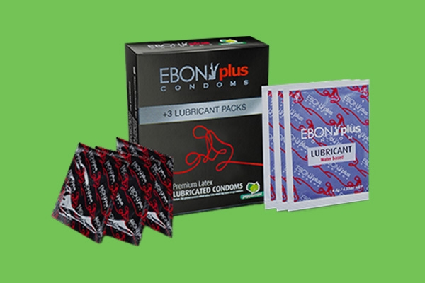 EBONY PLUS CONDOMS - PEPPERMINT